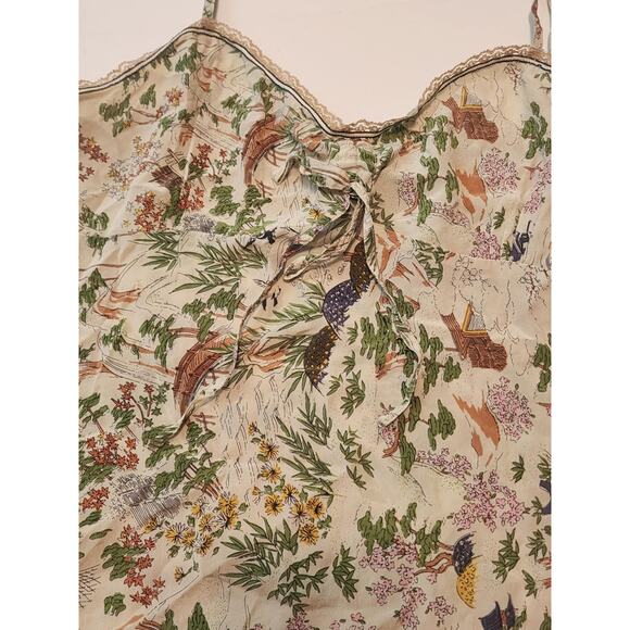 Lucky Brand 100% Silk Tank, Adjustable Straps, Y2K, Medium - Picture 3 of 9